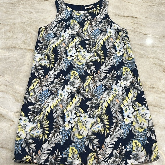 Stitch Fix Skies Are‎ Blue | Sleeveless Shift Dress | Navy White Yellow | XS - Picture 3 of 15